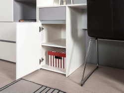 Торонто стол 12.149 Белый/Серый