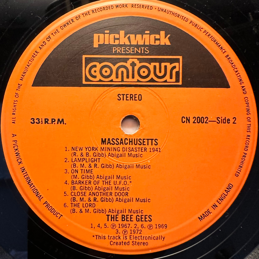 The Bee Gees - Massachusetts (Англия 1978г.)