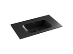 Умывальник накладной прямоугольный (цвет Черный Матовый) Element 810x465x180мм