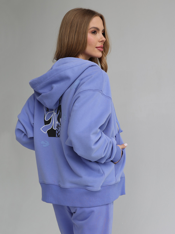 ХУДИ МАТРЁШКА БАНТ ЛАВАНДА