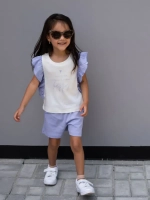 Костюм для девочки с шортами в садик