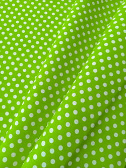 Ткань бязь плательная, рис. " Горох 6 мм", ширина 150 см, арт. 030