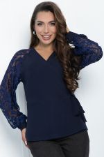 Блуза Эдеса (синяя) Б11335 LT Collection