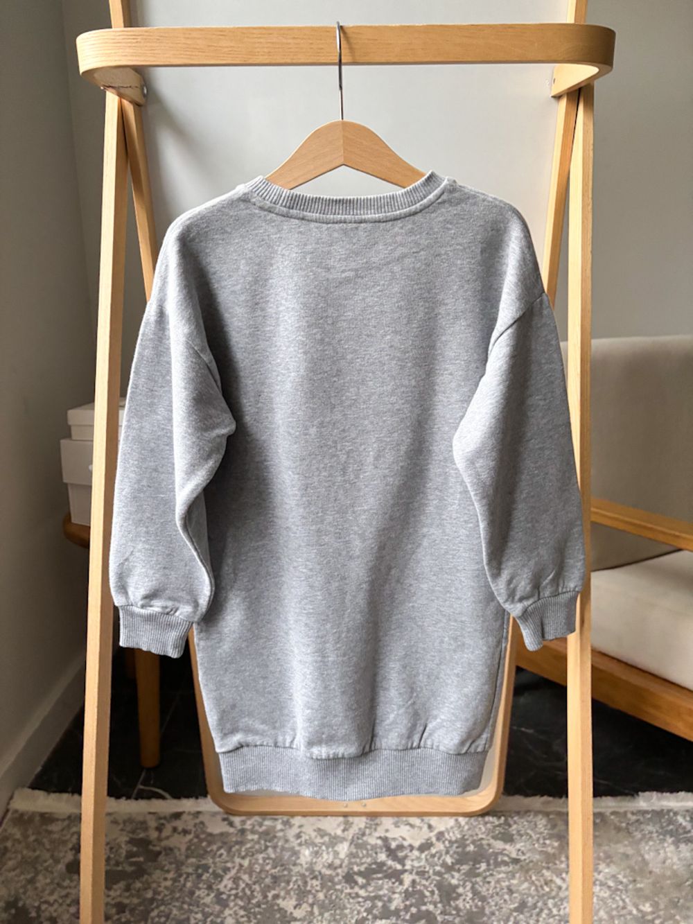 Хлопковое платье-толстовка Moschino, 116