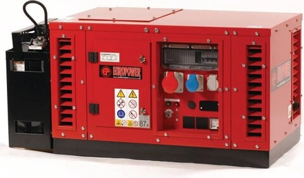 Генератор бензиновый EUROPOWER EPS  6500 TE трехфазный, в кожухе 950000663