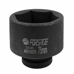 Головка ударная глубокая 75мм (6гр.) 1'' Forsage F-48510075