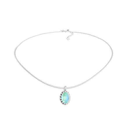 Колье Qudo TIVOLA UNICA big (S/P) Silky sage delite 3 cm 420689