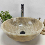Раковина из оникса Bowl Grey Medium TinLip BO-61089 45*45*17