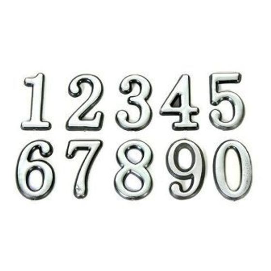 Цифра на дверь Apecs «6» DN-01-0-Z-CR/G