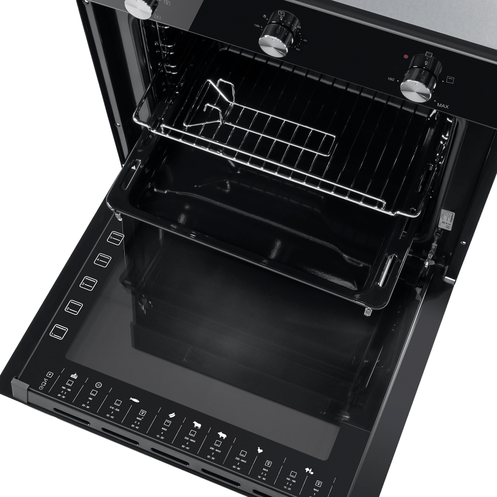 Встраиваемый газовый духовой шкаф Maunfeld EOGC604B Slim