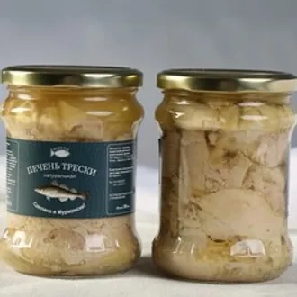 Печень трески из Мурманска / 500 мл