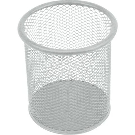 Стакан наст. "deVENTE" 8*8*10см, метал., круглый, серый