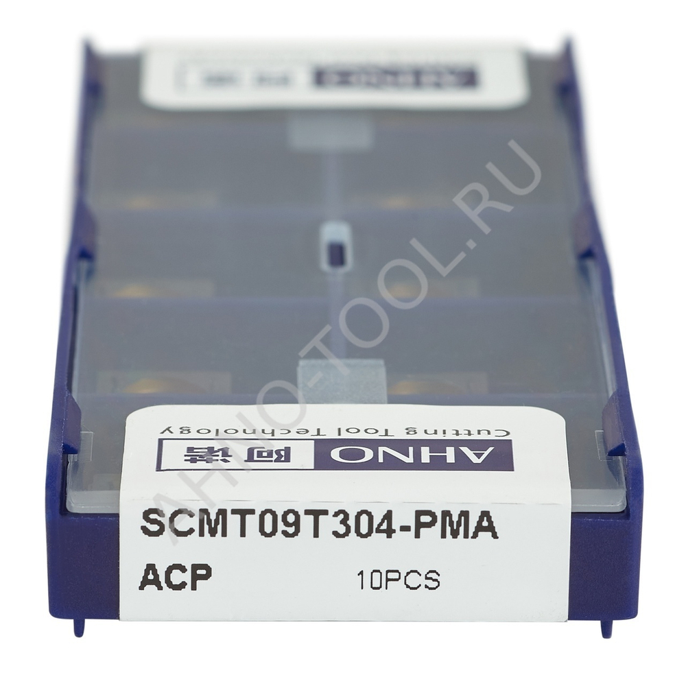 Пластина твердосплавная ISO SCMT09T304-PMA ACP10E AHNO по стали, чистовая