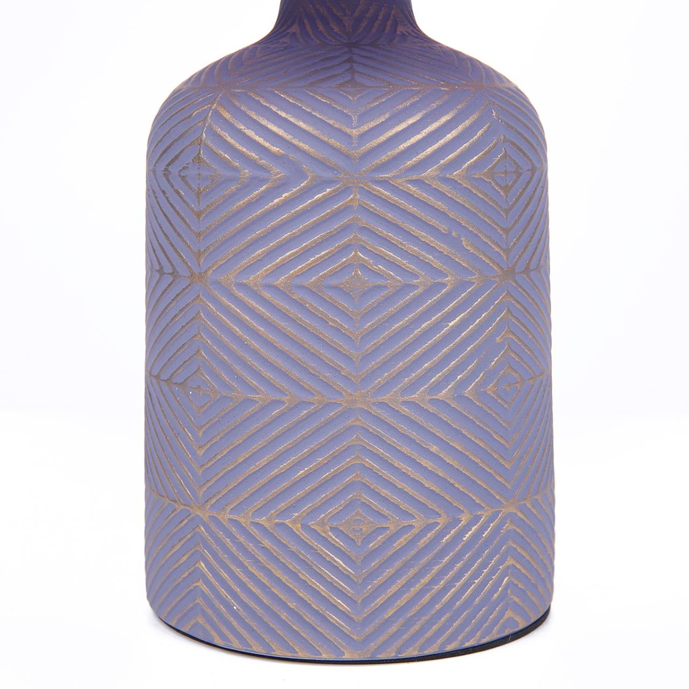 8220/1T MODERNI LN26 495 сиреневый, керамика/текстиль Настольная лампа Е27 1*60W 220V NIANA