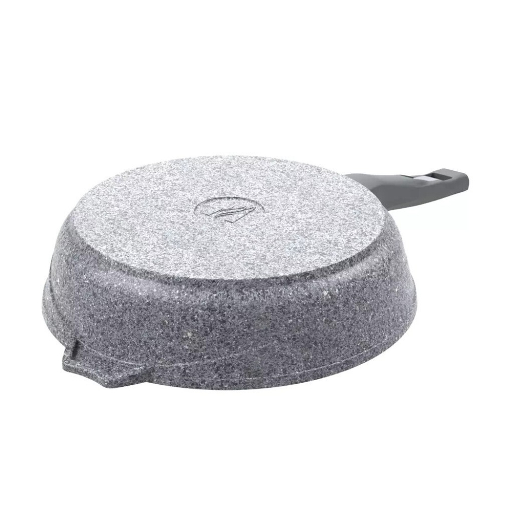 Сковорода литой алюминий, 18 см, антиприг, Мечта, Premium grey, сер, съем руч, 18901