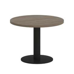 Yalta Стол журнальный круглый LT.SJ-1 Вяз Благородный/Металл Черный 600*600*450