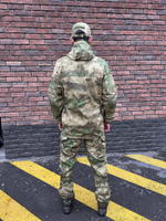 Тактический костюм горка с наколенниками и налокотниками мох