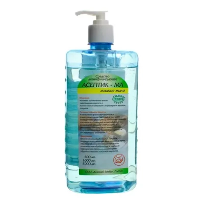 Асептик МЛ жидкое мыло антибактериальное - дозатор 0,5 л