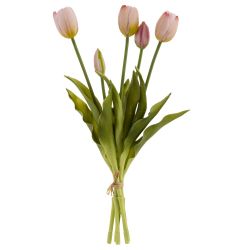 GAEM Цветы искусственные "Букет Тюльпанов" (Real Touch), L10 W10 H40 см
