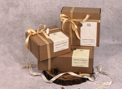 Подарочные боксы с мёдом