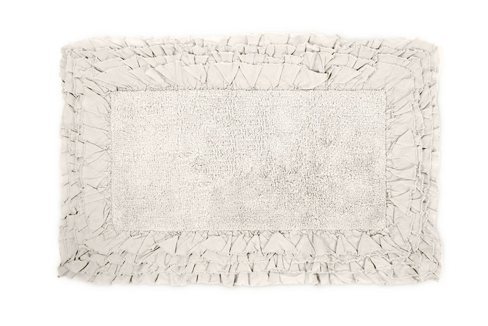 Коврик для ванной Прямоугольный "Лиз" 50х80см, 6 видов, Хлопок