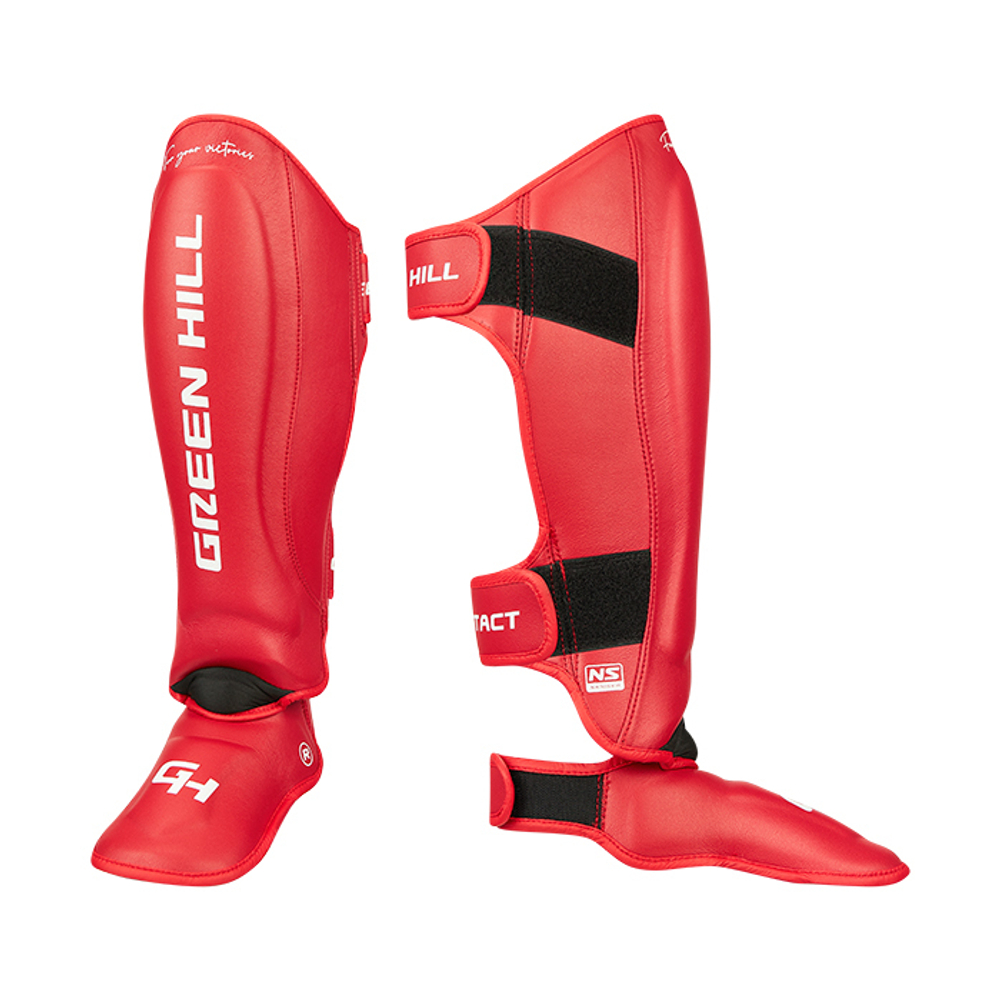 CNSGM-032 Защита голень-стопа Contact 3D inject foam MF Красный