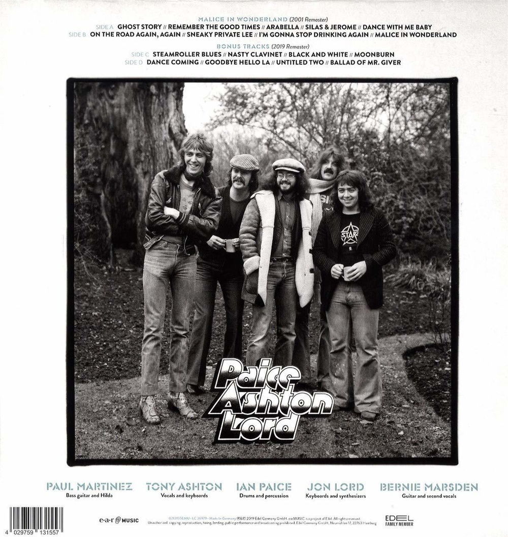 Paice, Ashton & Lord / Malice In Wonderland (2LP)