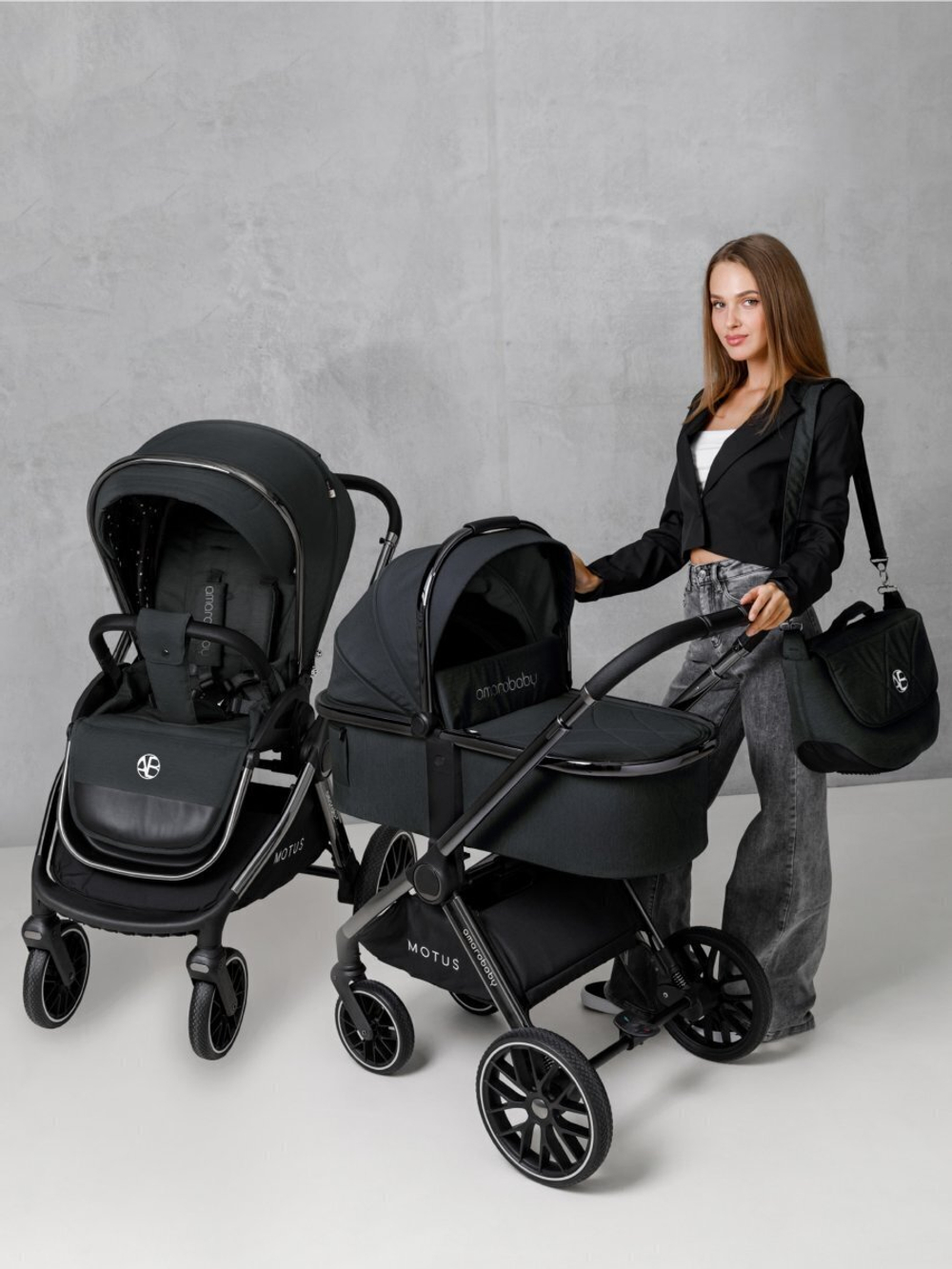 Коляска детская 2 в 1 Amarobaby Motus