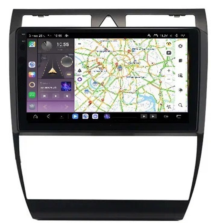 Магнитола для Audi A6 2001-2004 - Kuberg OL-9969 QLed+2K, Android 13, Быстрейшая, CarPlay, 4G SIM-слот