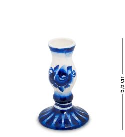 ГЛ- 111 Подсвечник (Гжельский фарфор)