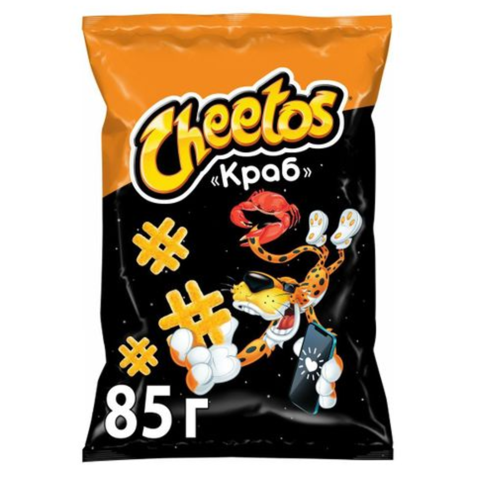 Чипсы картофельные CHEETOS Краб 85 гр