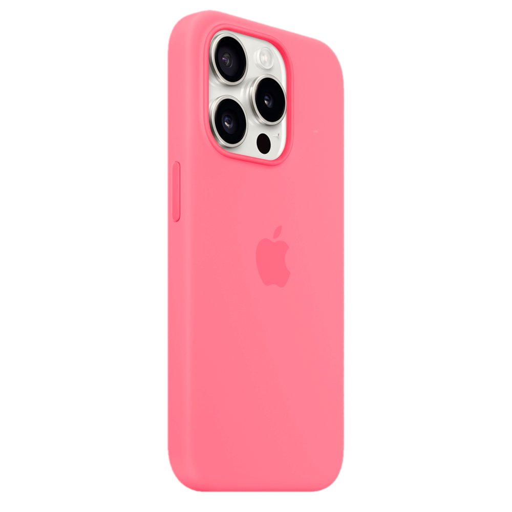 Силиконовый чехол с поддержкой MagSafe Apple Silicone Case для iPhone 15 Pro Max, Pink (Розовый)