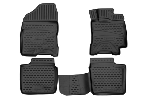 Коврики в салон для TOYOTA Allion T260 рестайлинг 2010 - правый руль, 4шт. (полиуретан) ELEMENT3DA35239210