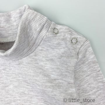 Боди-водолазка Бежевый меланж