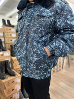 Куртка зимняя / синяя цифра