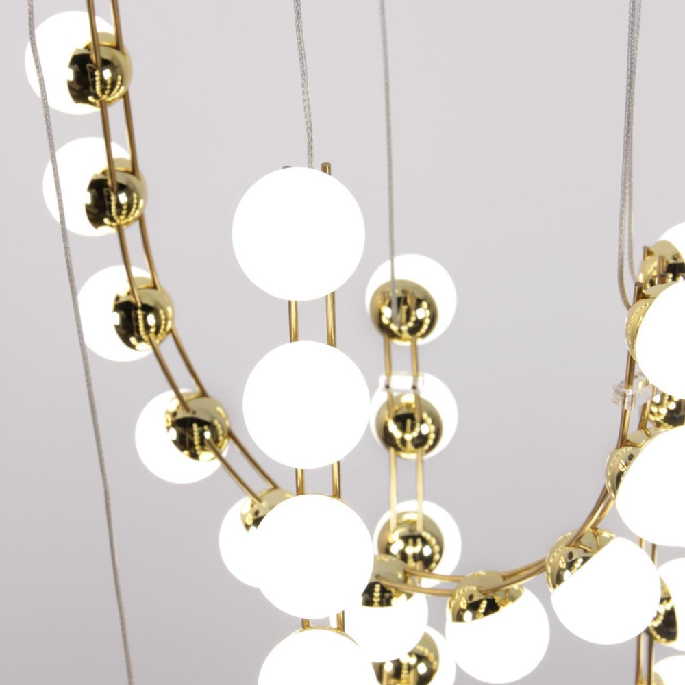 Подвесная светодиодная люстра Favourite Helmet 4590-4P