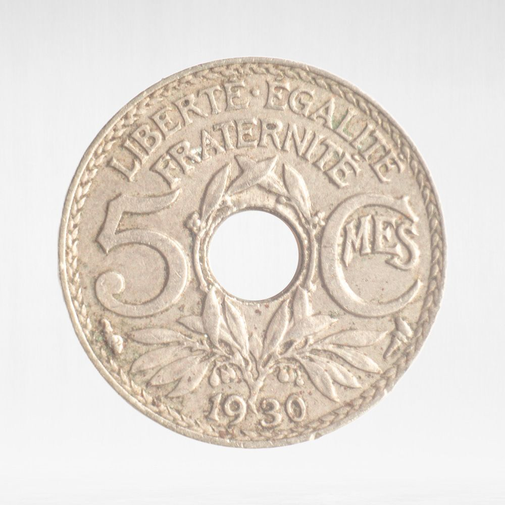 France, 5 Centimes 1930, VF