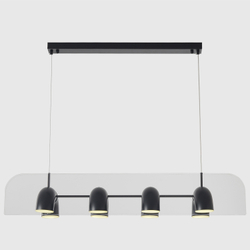 Светильник подвесной Crystal Lux ELEMENT SP48W LED BLACK
