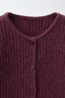 ZARA КАРДИГАН, БУРГУНДИ
