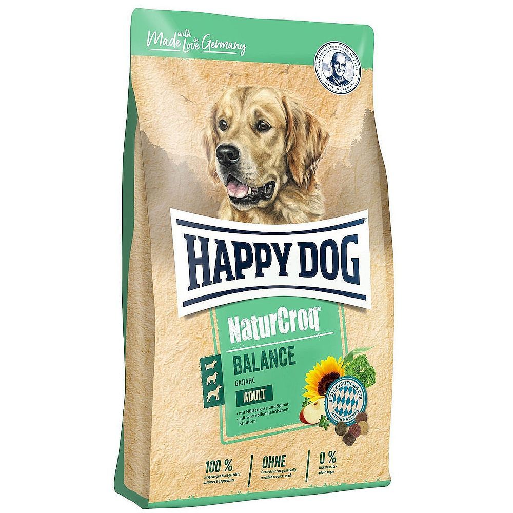 Сухой корм для собак Happy Dog NaturCroq Balance с мясом птицы, Пакет 15 кг Сухой корм для собак Happy Dog NaturCroq Balance с мясом птицы, Пакет 15 кг