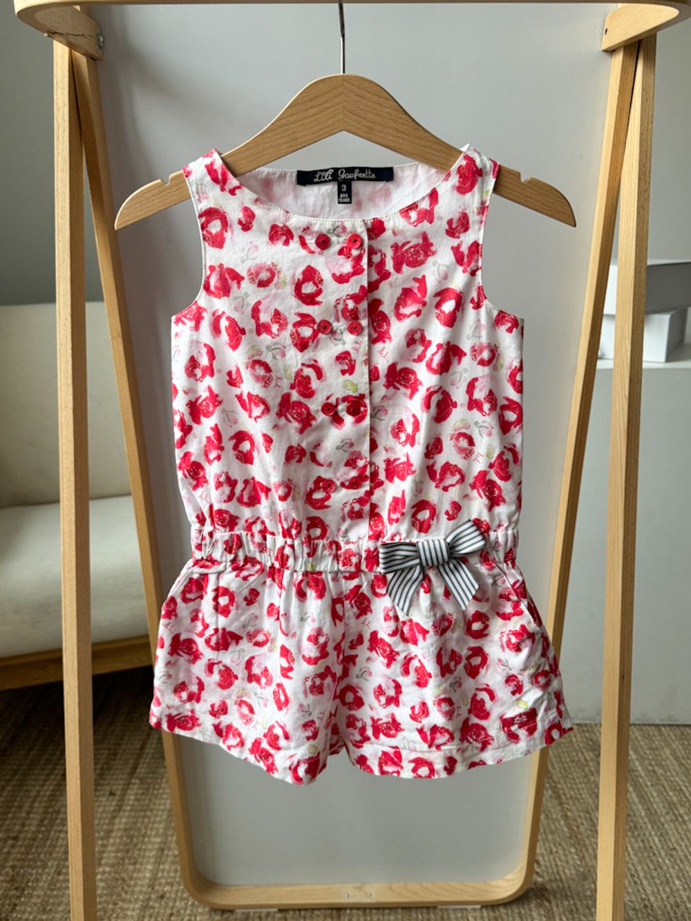 Хлопковый полукомбинезон Lili Gaufrette, 98