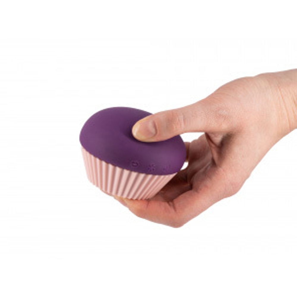 Вакуумно-волновой вибратор 5,6см Lola Games Cupcake Blueberry 9210-03lola