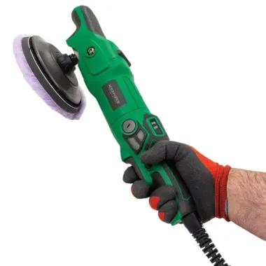 Машина полировальная электрическая (230V, 1200W, 500-2500об/мин, диаметр круга - 150мм) RockFORCE RF-WT03105