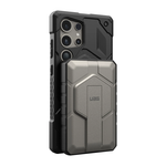 Внешний аккумулятор MagSafe с подставкой UAG Rugged 10K (10000 мА·ч) Беспроводная зарядка: Qi 10 Вт. Проводная зарядка: USB-C. Есть LED-индикация. Энергоёмкость — 38,5 Вт·ч. Максимальная выходная мощность — 20 Вт