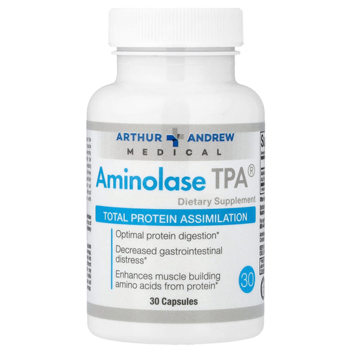 Arthur Andrew Medical, аминолаза TPA®, 30 капсул (250 мг в 1 капсуле)