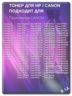 CMG3 Тонер универсальный Premium для HP и Canon