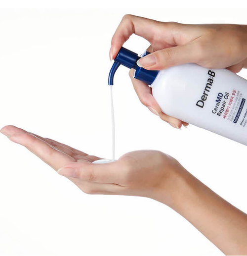 Derma:B CeraMD Repair Oil восстанавливающее масло-молочко для тела
