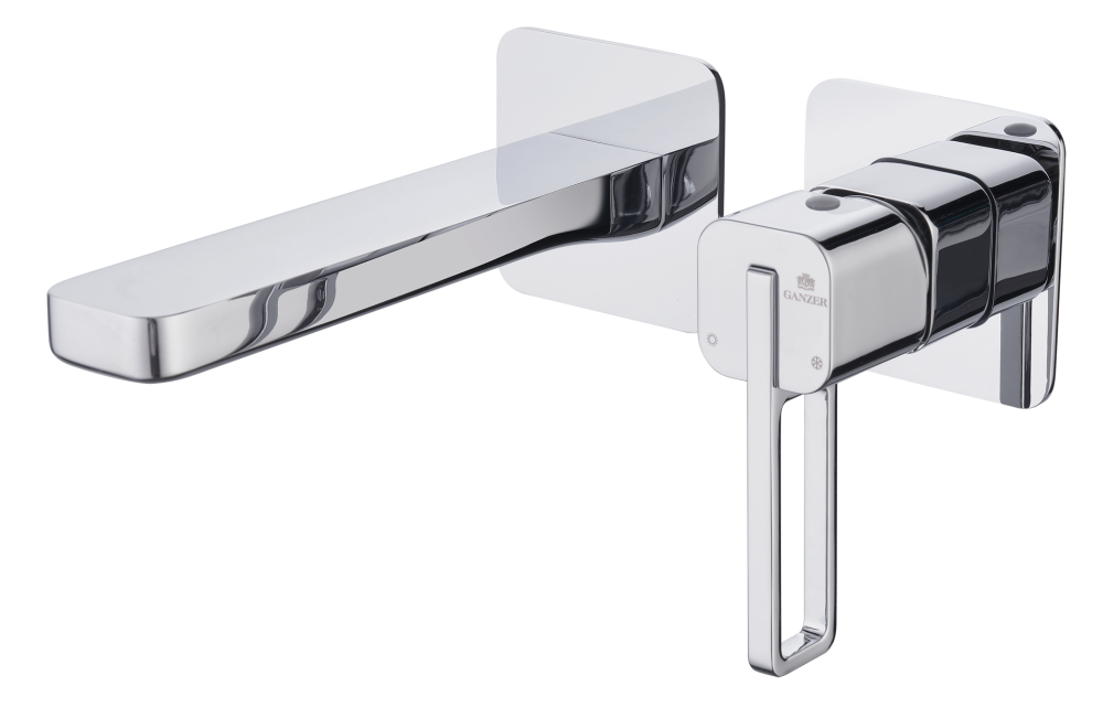 12144 Встроенный смес для рак. (ХРОМ) GANZER  (10/1шт)