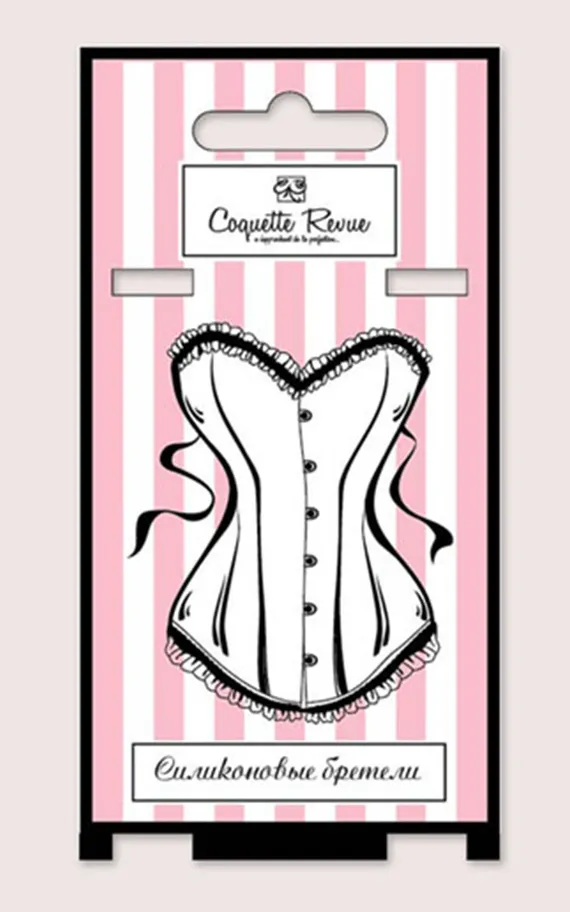 Бретели силиконовые (с пластиковым крючком) 15 мм 38022