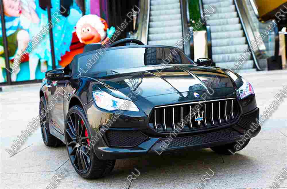 Детский электромобиль "Maserati" черный